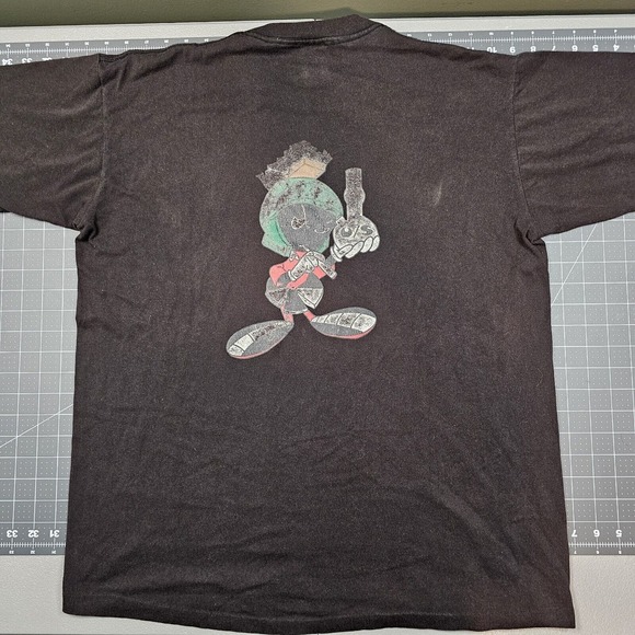 Vintage Marvin The Martian Tshirt XL U.S. Bongs 90s Single Stitch 50/50 Chronic - Picture 5 of 9